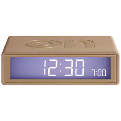 Lexon Flip Alarm Clock Gold